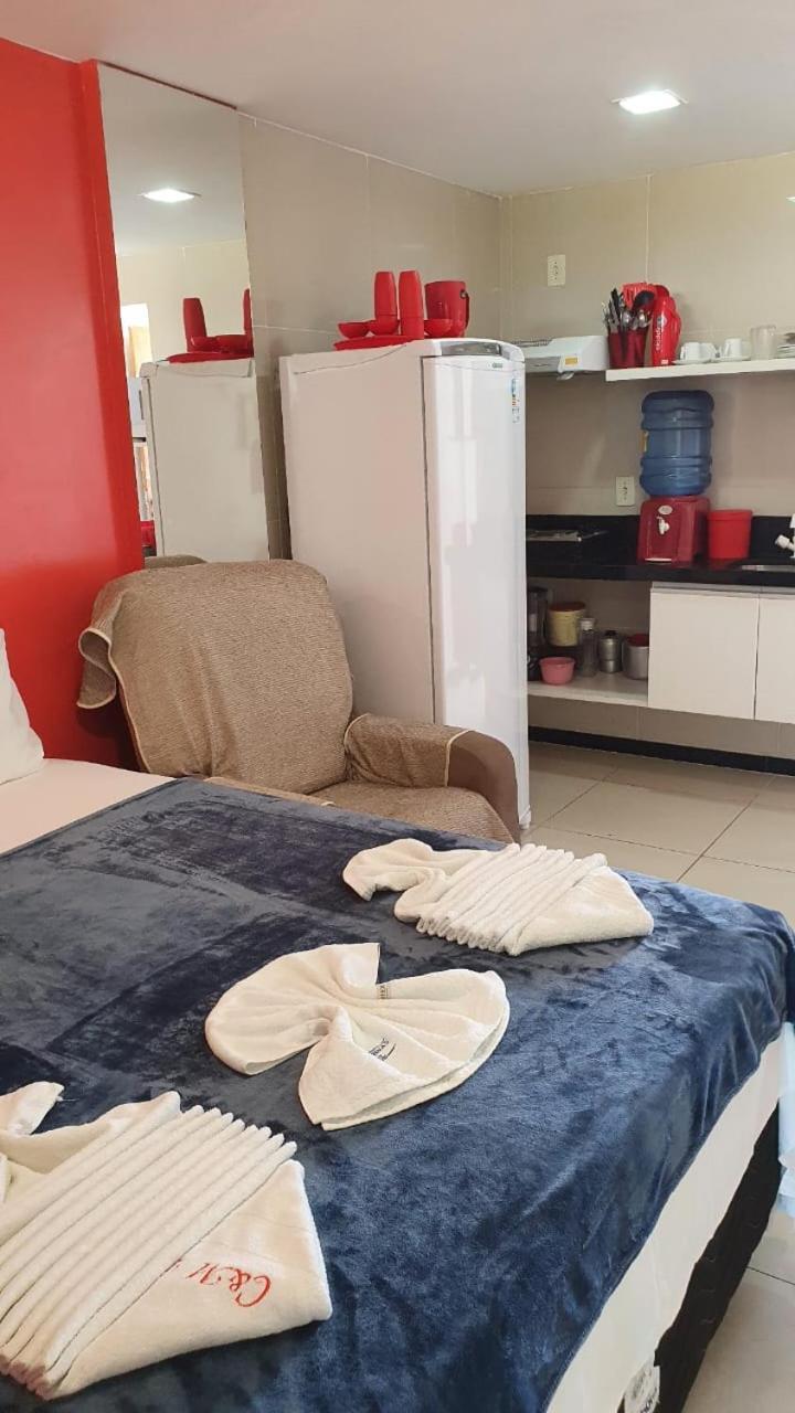 Flat No Hotel Carneiro De Tamandare Praia Dos Carneiros Eksteriør billede